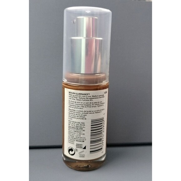 Revlon Illuminance Skin Caring Foundation 509 Sandlewood  Makeup Medium Coverage - Picture 11 of 14